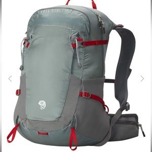 Mountain Hardwear Fluid 32 Backpack - Ice Shadow and hydro bladder